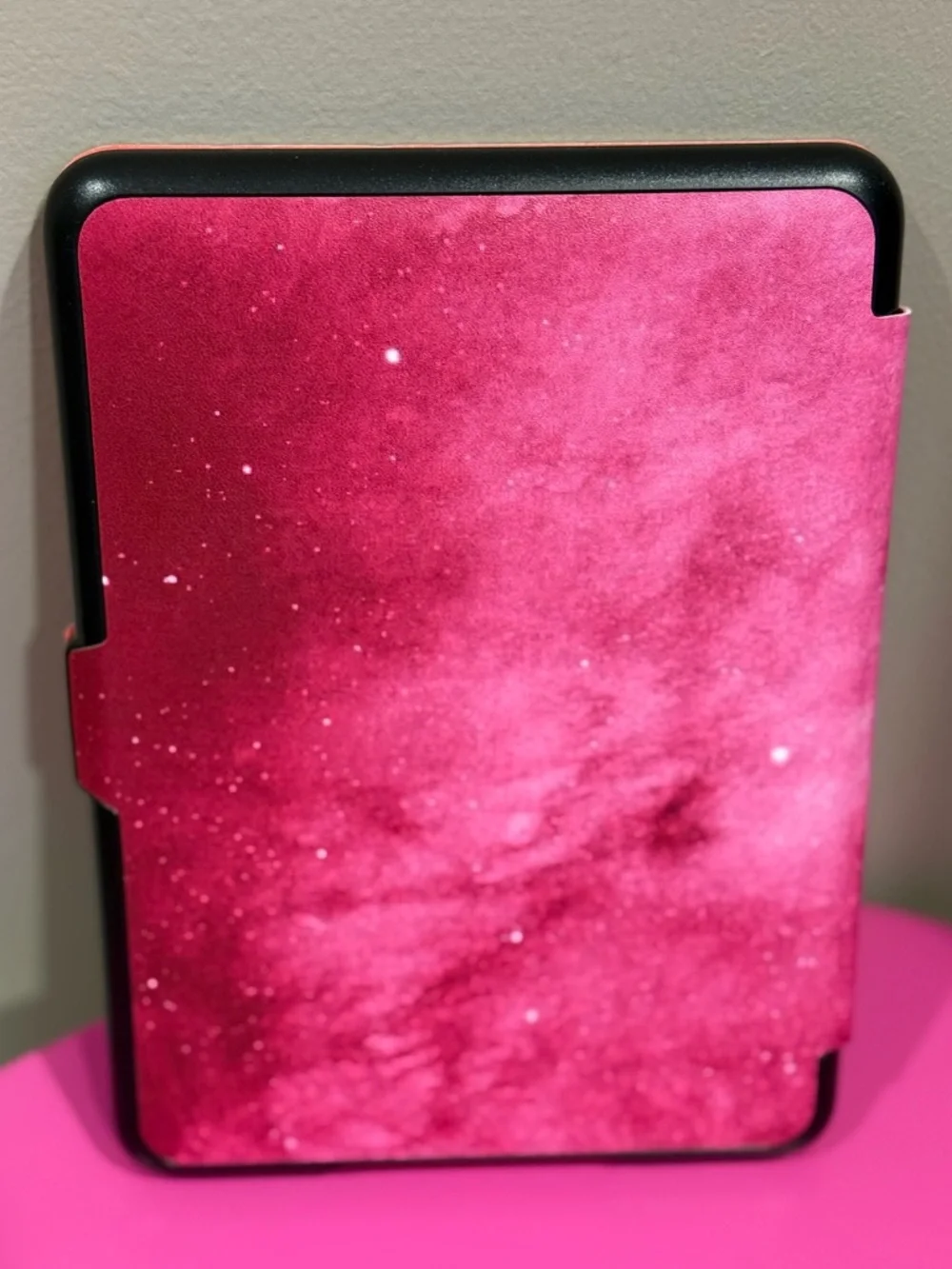 New 7“ Amazon Kindle Magnetic PU Hard Shell Cover Folio-Pink
